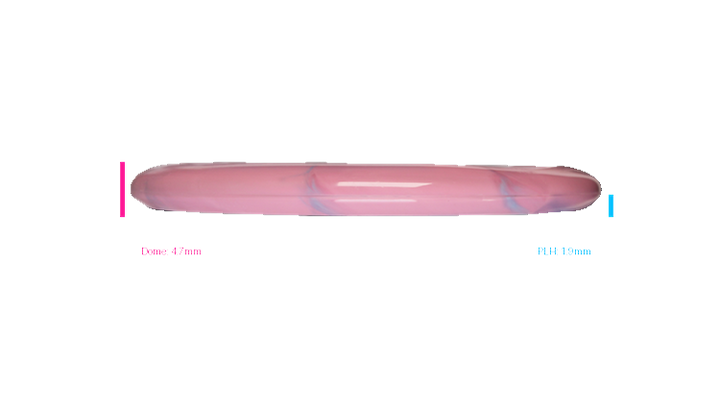 Discraft 2024 Worlds Paul McBeth ESP Swirl Colorshift Luna Putter Profile View