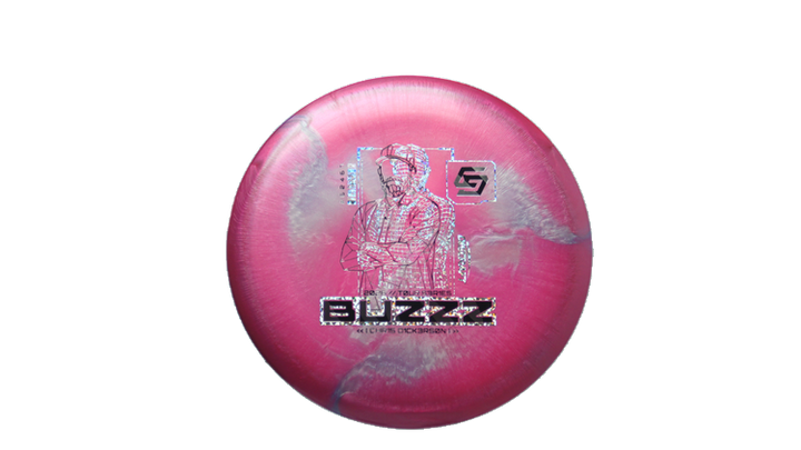 Discraft 2026 Chris Dickerson Tour Series Titanium Buzzz Midrange Front View