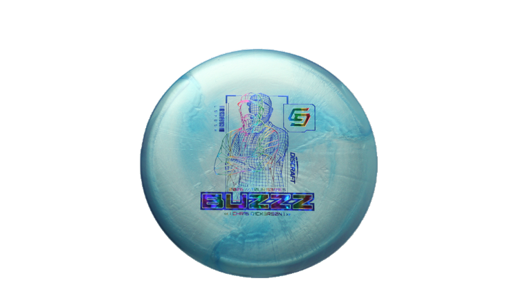 Discraft 2026 Chris Dickerson Tour Series Titanium Buzzz Midrange Front View