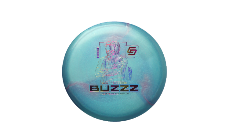 Discraft 2026 Chris Dickerson Tour Series Titanium Buzzz Midrange Front View
