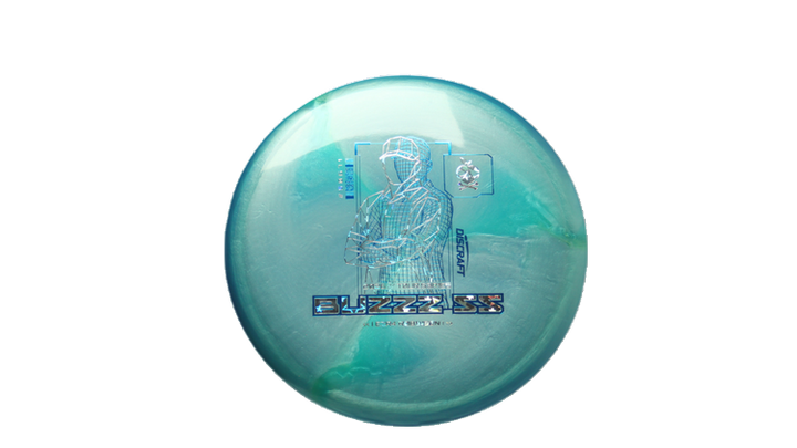 Discraft 2026 Ezra Robinson Tour Series Titanium Buzzz SS Midrange Front View