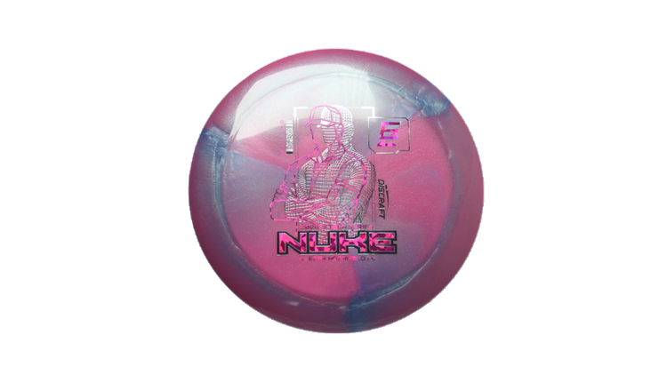 Discraft 2026 Ezra Aderhold Tour Series Titanium Nuke Distance Driver Front View