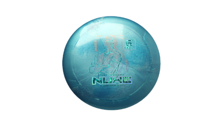 Discraft 2026 Ezra Aderhold Tour Series Titanium Nuke Distance Driver Front View