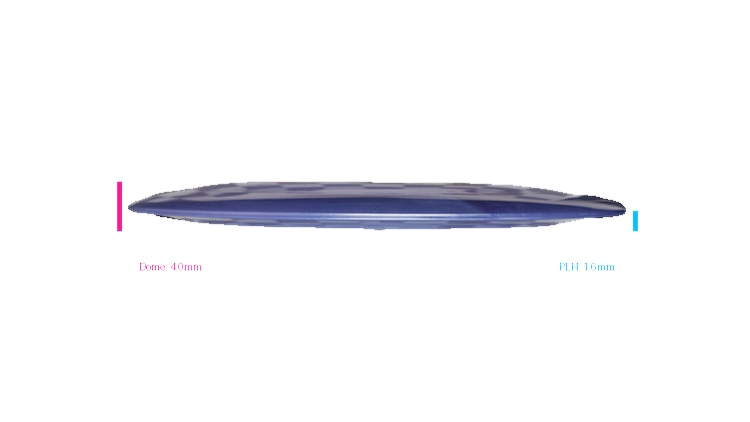 Discraft 2026 Ezra Aderhold Tour Series Titanium Nuke Distance Driver Profile View
