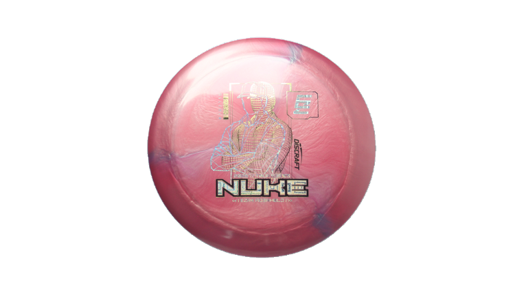 Discraft 2026 Ezra Aderhold Tour Series Titanium Nuke Distance Driver Front View