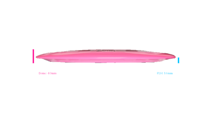 DGA First Flight ProLine Swirl Hurricane X Distance Driver Profile View