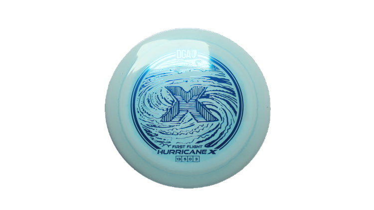 DGA First Flight ProLine Swirl Hurricane X Distance Driver Front View