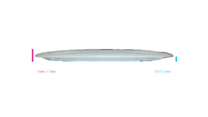 DGA First Flight ProLine Swirl Hurricane X Distance Driver Profile View