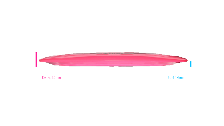 DGA First Flight ProLine Swirl Hurricane X Distance Driver Profile View