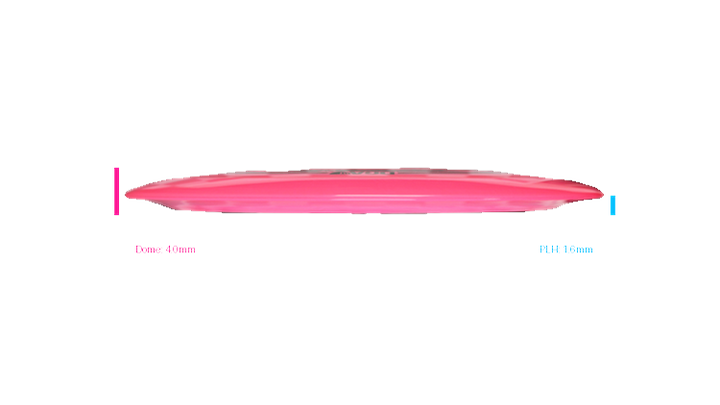DGA First Flight ProLine Swirl Hurricane X Distance Driver Profile View