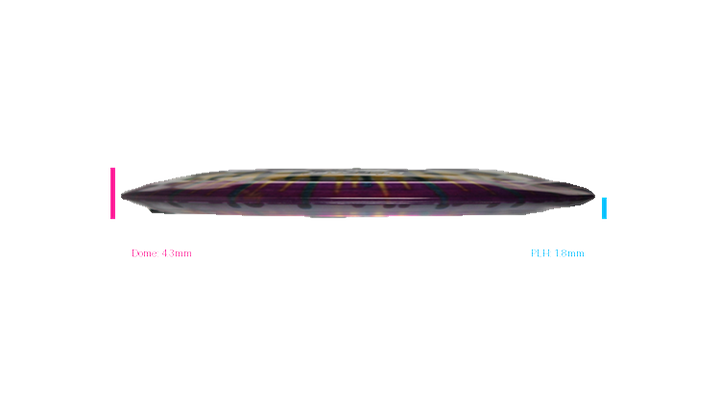 Discraft Z Fly Dye Heat Fairway Driver Profile View