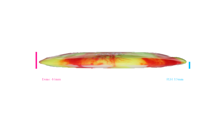 Discraft Z Fly Dye Heat Fairway Driver Profile View