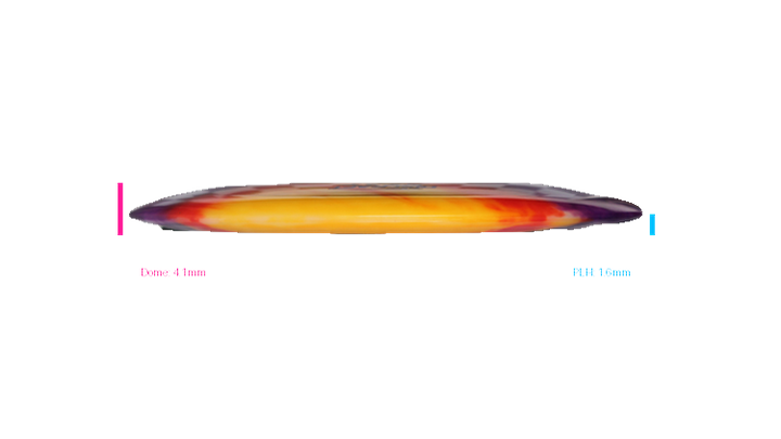 Discraft Z Fly Dye Heat Fairway Driver Profile View