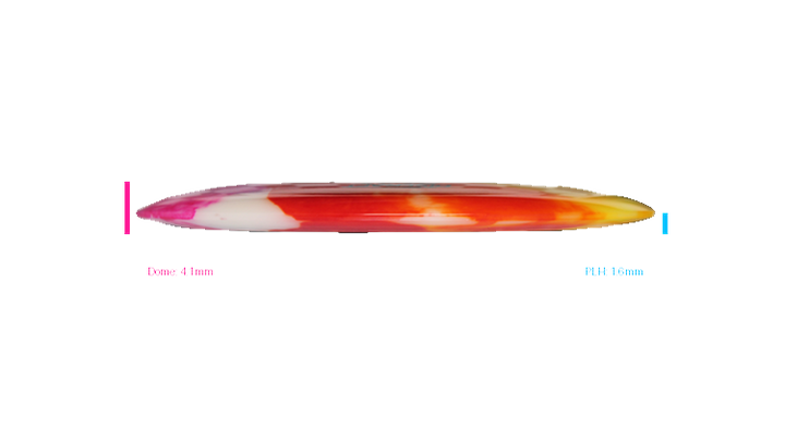 Discraft Z Fly Dye Heat Fairway Driver Profile View