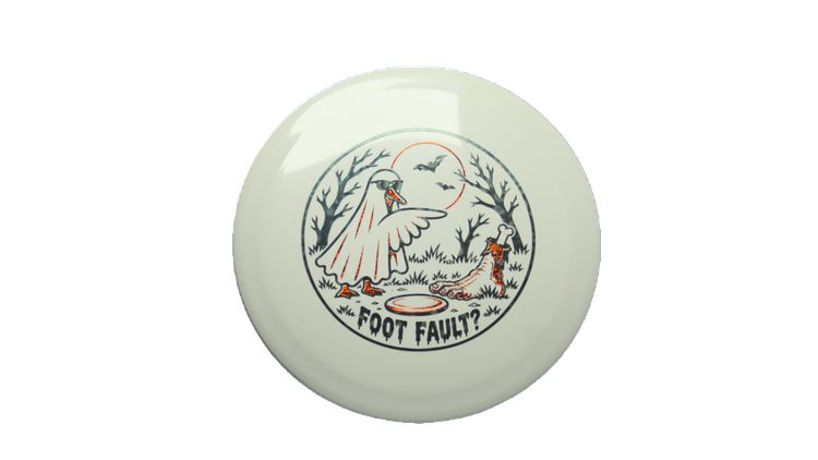 Discraft 2026 Halloween Foot Fault Paul McBeth Anax Distance Driver Front View