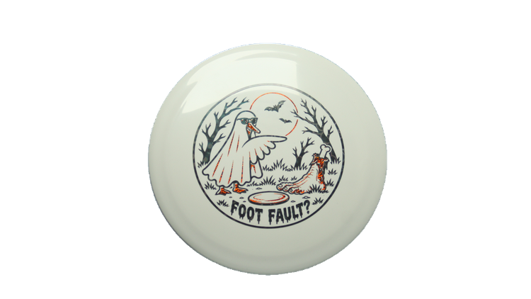 Discraft 2026 Halloween Foot Fault Paul McBeth Anax Distance Driver Front View