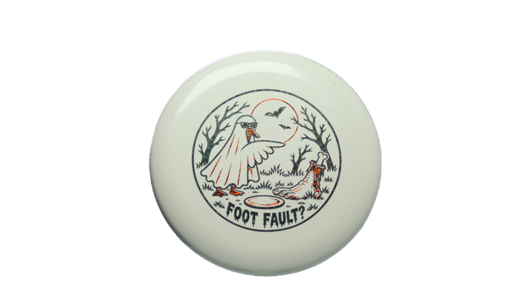 Discraft 2026 Halloween Foot Fault Paul McBeth Luna Putter Front View