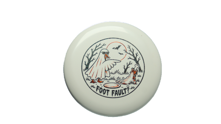 Discraft 2026 Halloween Foot Fault Paul McBeth Luna Putter Front View