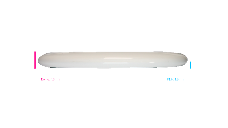 Discraft 2026 Halloween Foot Fault Paul McBeth Luna Putter Profile View