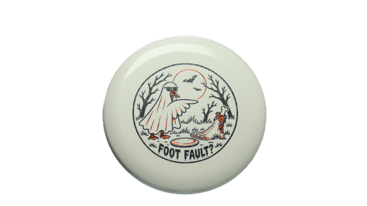 Discraft 2026 Halloween Foot Fault Paul McBeth Luna Putter Front View