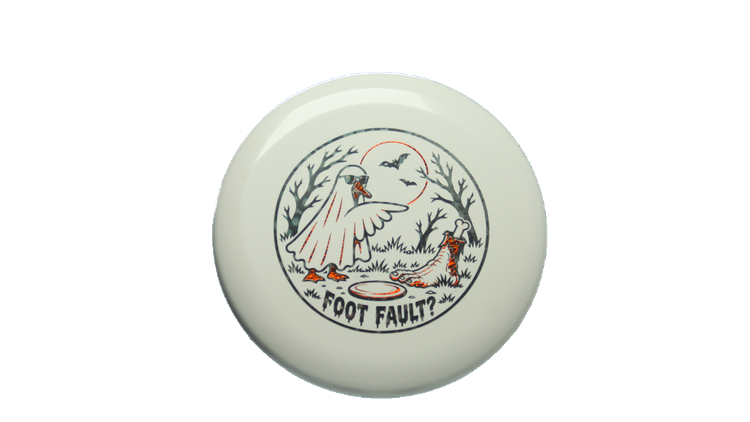 Discraft 2026 Halloween Foot Fault Paul McBeth Luna Putter Front View