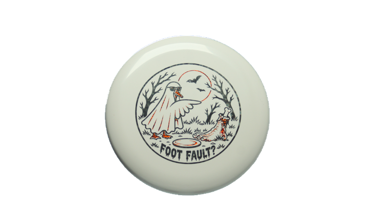 Discraft 2026 Halloween Foot Fault Paul McBeth Luna Putter Front View