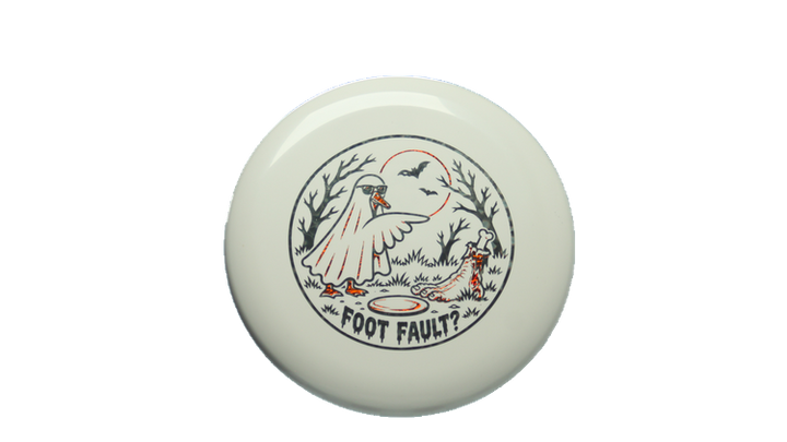 Discraft 2026 Halloween Foot Fault Paul McBeth Luna Putter Front View