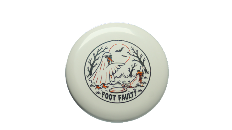 Discraft 2026 Halloween Foot Fault Paul McBeth Luna Putter Front View