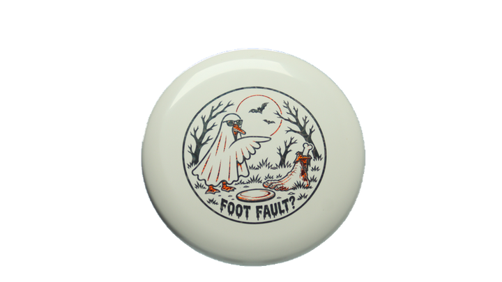 Discraft 2026 Halloween Foot Fault Paul McBeth Luna Putter Front View