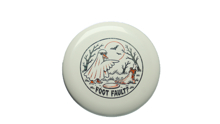 Discraft 2026 Halloween Foot Fault Paul McBeth Luna Putter Front View