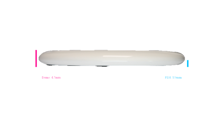 Discraft 2026 Halloween Foot Fault Paul McBeth Luna Putter Profile View
