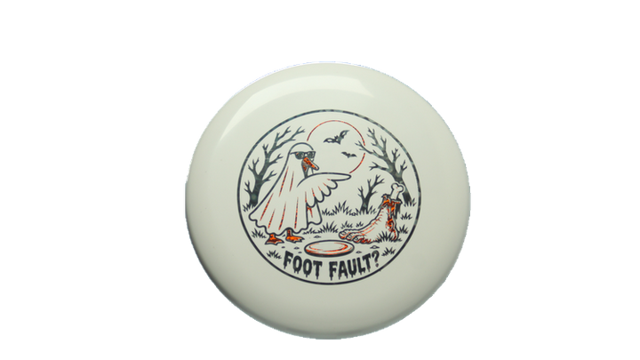 Discraft 2026 Halloween Foot Fault Paul McBeth Luna Putter Front View