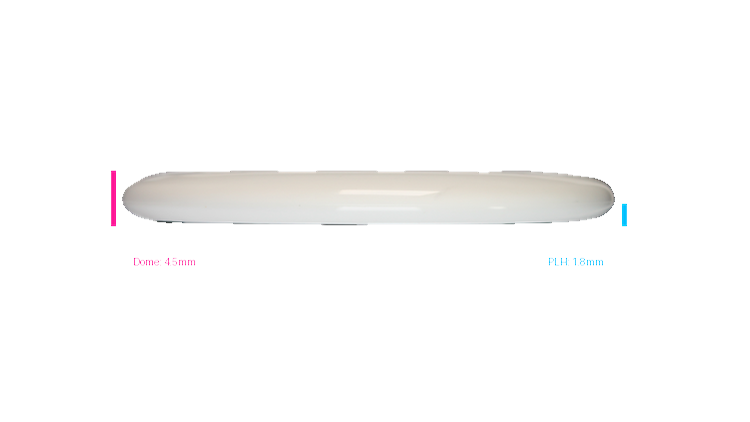 Discraft 2026 Halloween Foot Fault Paul McBeth Luna Putter Profile View