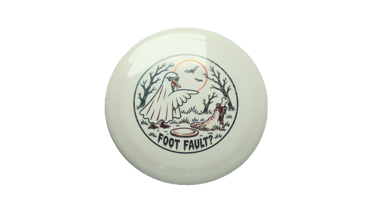 Discraft 2026 Halloween Foot Fault Paul McBeth ESP Zeus Distance Driver Front View