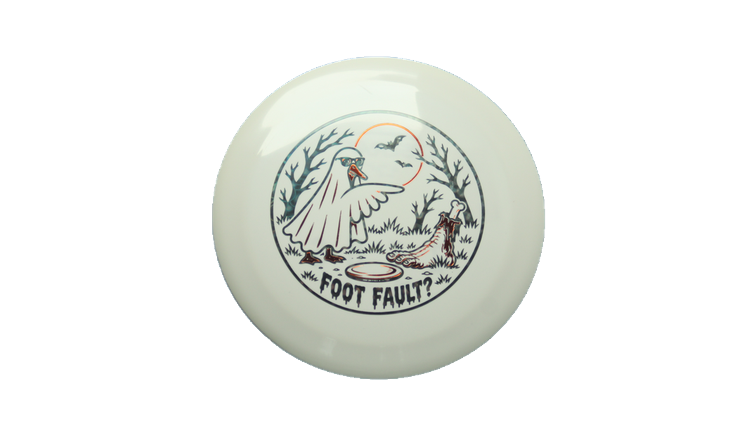 Discraft 2026 Halloween Foot Fault Paul McBeth ESP Zeus Distance Driver Front View