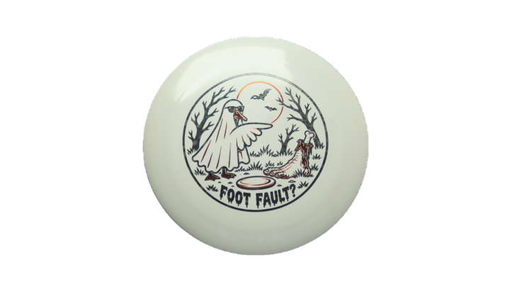 Discraft 2026 Halloween Foot Fault ESP Nuke Distance Driver Front View