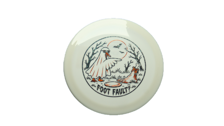 Discraft 2026 Halloween Foot Fault ESP Raptor Fairway Driver Front View