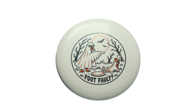 Discraft 2026 Halloween Foot Fault ESP Roach Putter Front View