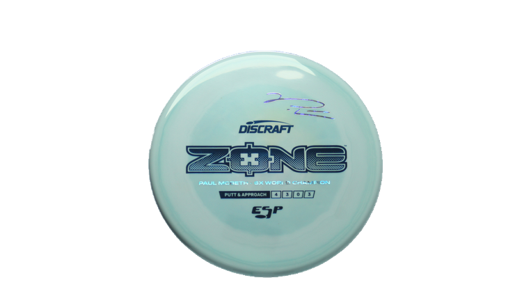 Discraft Paul McBeth 6x Signature Series ESP Zone Putter Front View