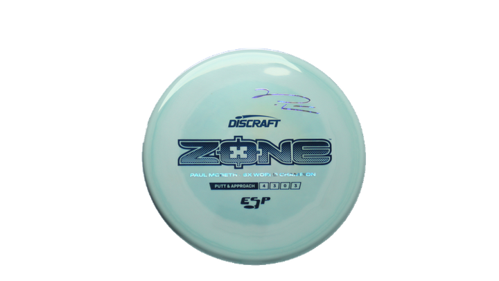 Discraft Paul McBeth 6x Signature Series ESP Zone Putter Front View