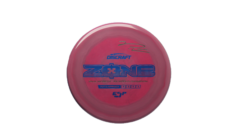 Discraft Paul McBeth 6x Signature Series ESP Zone Putter Front View