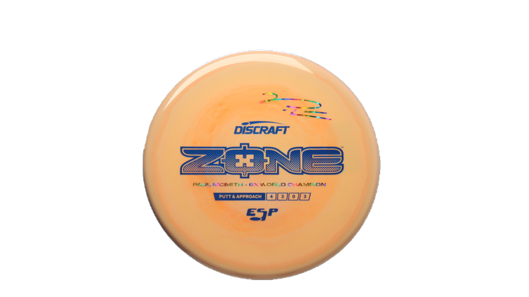 Discraft Paul McBeth 6x Signature Series ESP Zone Putter Front View