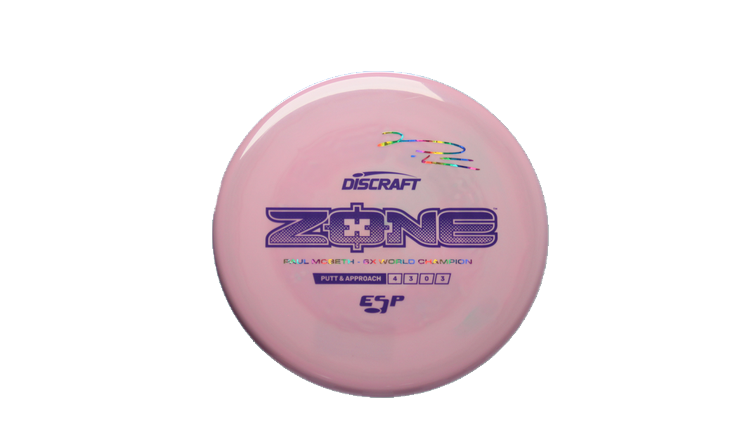 Discraft Paul McBeth 6x Signature Series ESP Zone Putter Front View
