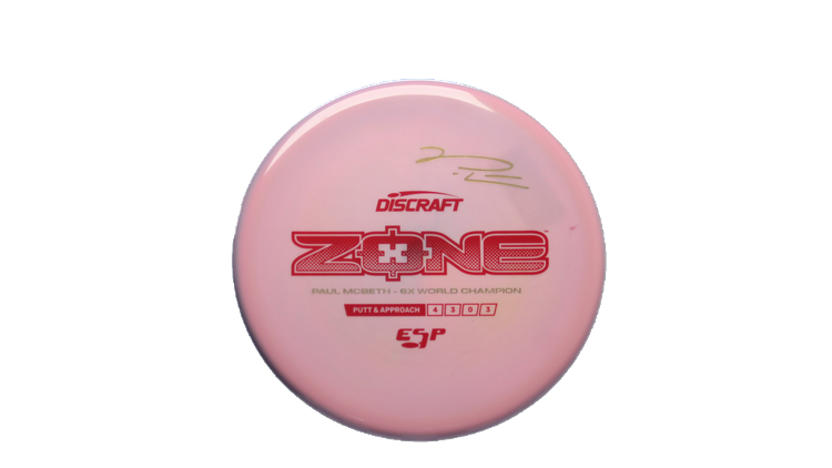 Discraft Paul McBeth 6x Signature Series ESP Zone Putter Front View