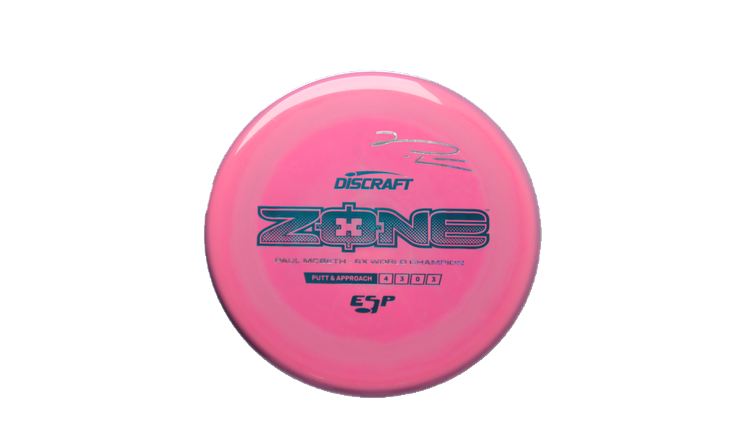 Discraft Paul McBeth 6x Signature Series ESP Zone Putter Front View