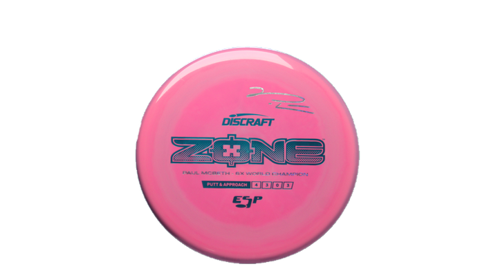Discraft Paul McBeth 6x Signature Series ESP Zone Putter Front View