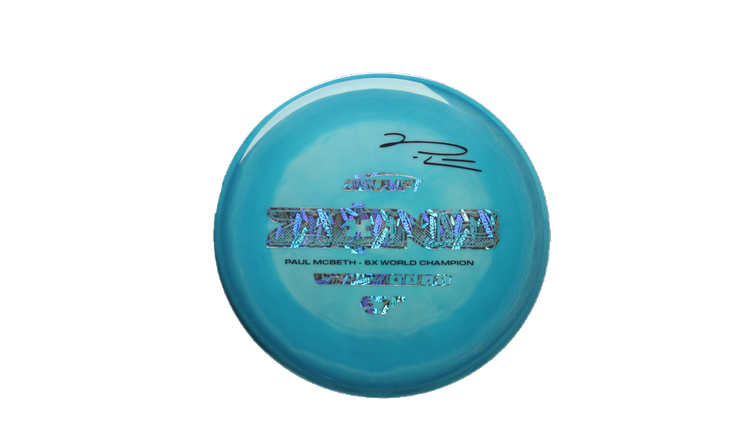 Discraft Paul McBeth 6x Signature Series ESP Zone Putter Front View