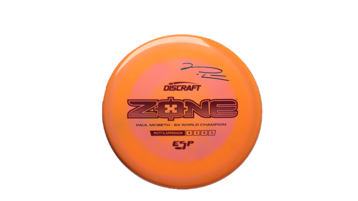 Discraft Paul McBeth 6x Signature Series ESP Zone Putter Front View