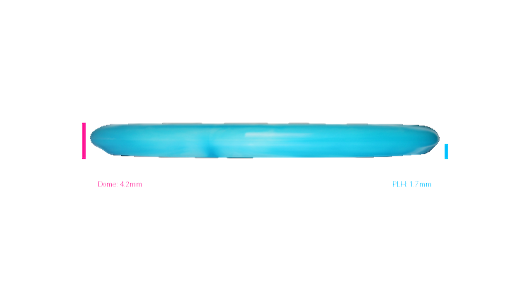 Discmania Cosmic Fury 3 - Kyle Klein Signature Series Glow Horizon C-Line Logic Putter Profile View