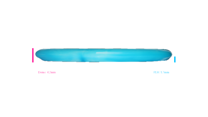 Discmania Cosmic Fury 3 - Kyle Klein Signature Series Glow Horizon C-Line Logic Putter Profile View